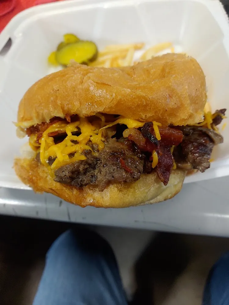 Bacon Strip Cheeseburger